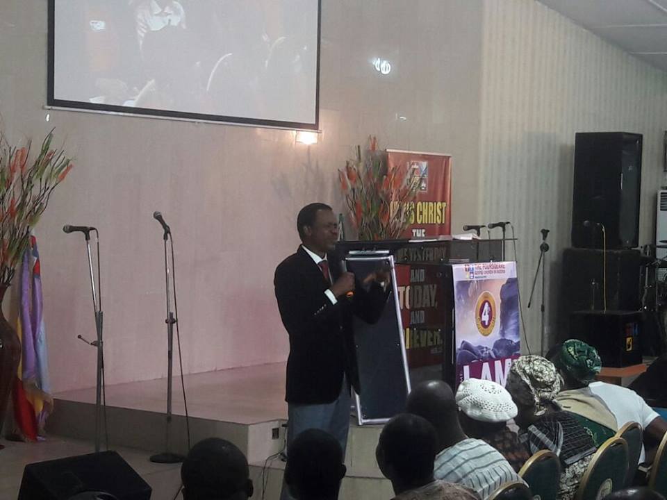Ministration at the Foursquare Gospel Church Magodo District Convocation