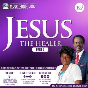Eflyer for Most High God conference
