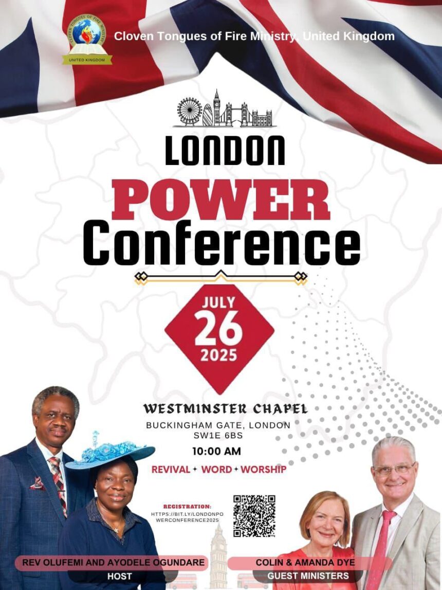 London Power Conference 2025 – “Fullness of His Glory” (Acts 2:1–4)